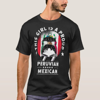 Peru Flag Mexico Grown Women Girl Citizen Pride T-Shirt