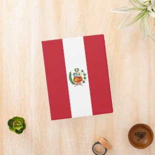 Peru flag mini binder