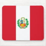 Peru Flag Mouse Pad