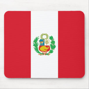 Peru Flag Mouse Pad