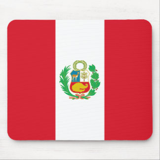 Peru Flag Mouse Pad