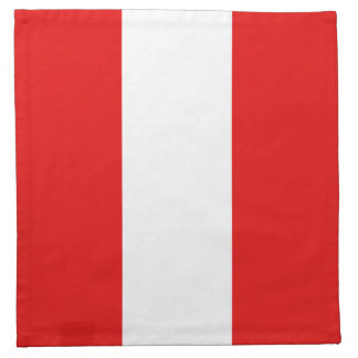 Peru Flag Napkin