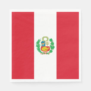 Peru Flag Napkins