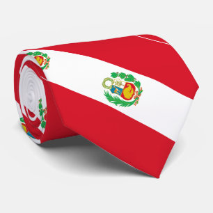 Peru Flag Neck Tie