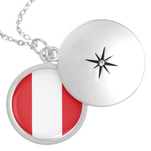 Peru Flag Necklace