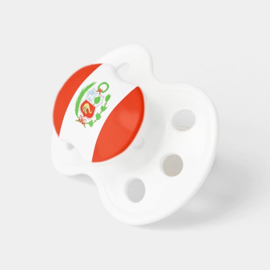 Peru Flag Pacifier (Front Right)