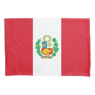 Peru Flag Pillow Case