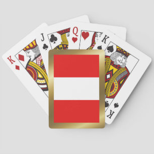 Peru Flag Playing Cards