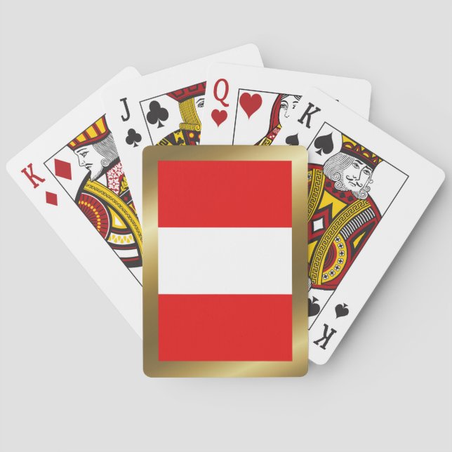 Peru Flag Playing Cards (Back)