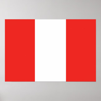 Peru Flag Poster