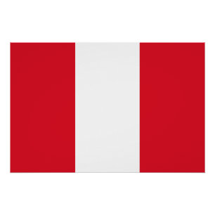 Peru Flag Poster
