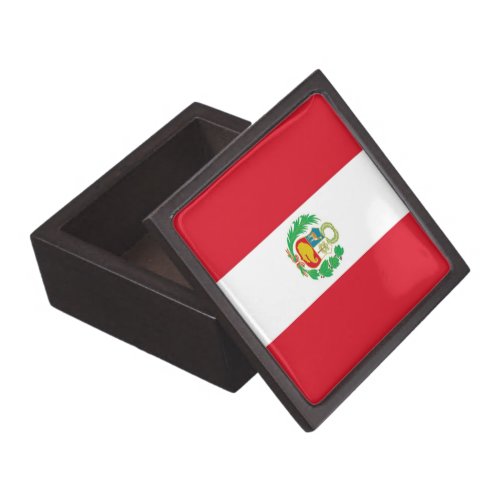 Peru Flag Premium Gift Box