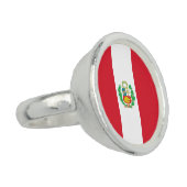 Peru Flag Ring (Side)