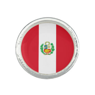 Peru Flag Ring