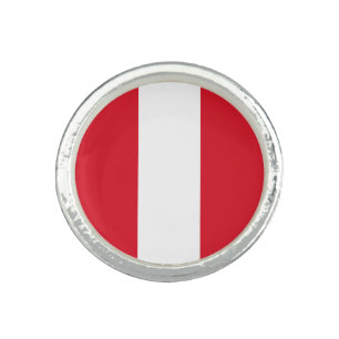 Peru Flag Ring