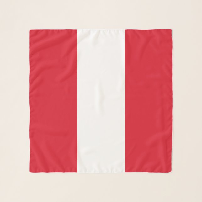 Peru Flag Scarf (Front)
