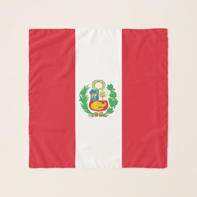 Peru Flag Scarf (Front)