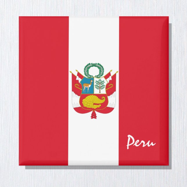 Peru flag & South America holiday/sports fans Magn Magnet (Creator Uploaded)