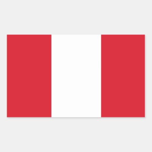 Peru Flag Sticker