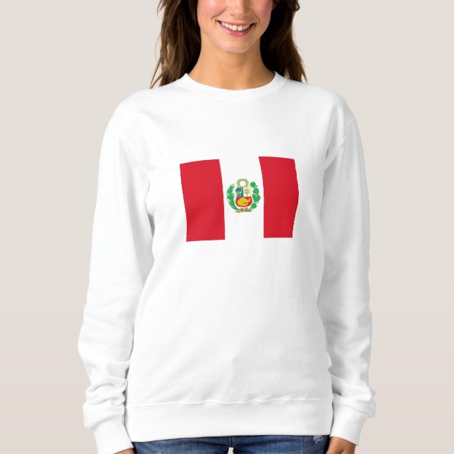 Peru Flag Sweatshirt (Front)