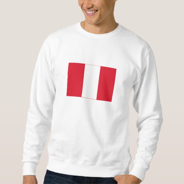 Peru Flag Sweatshirt (Front)