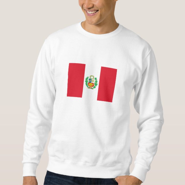 Peru Flag Sweatshirt (Front)