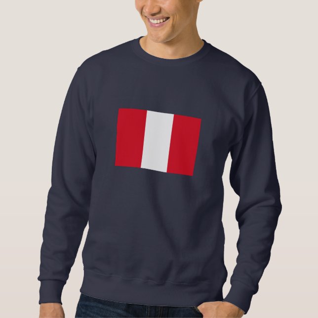 Peru Flag Sweatshirt (Front)