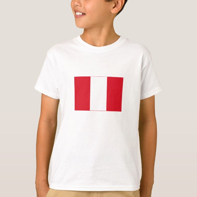 Peru Flag T-Shirt (Front)