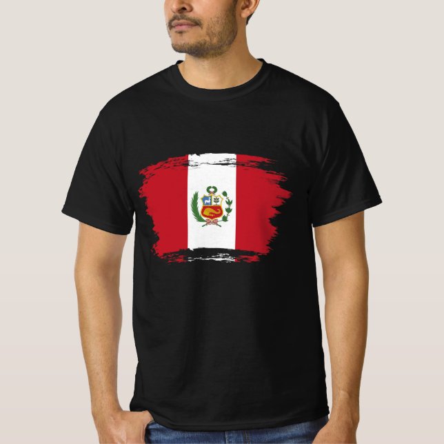 Peru flag T-Shirt (Front)