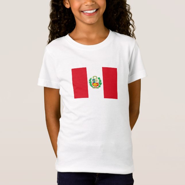 Peru Flag T-Shirt (Front)