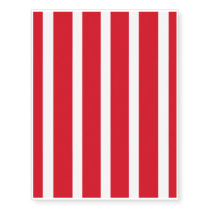 Peru Flag Temporary Tattoos