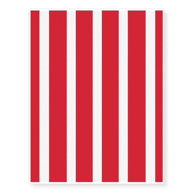 Peru Flag Temporary Tattoos (Front)