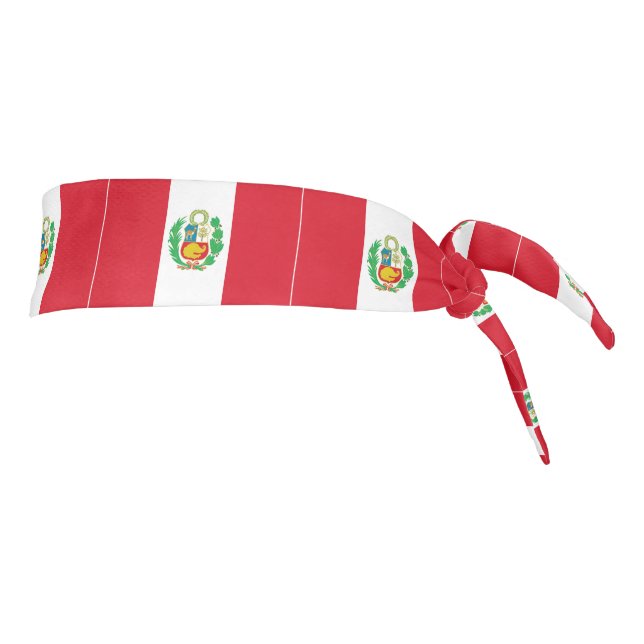 Peru Flag Tie Headband (Rotate 90)