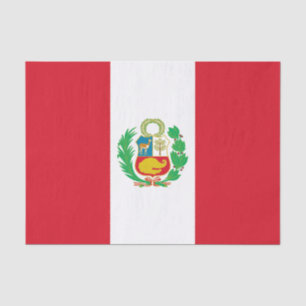 Peru Flag Tissue Paper