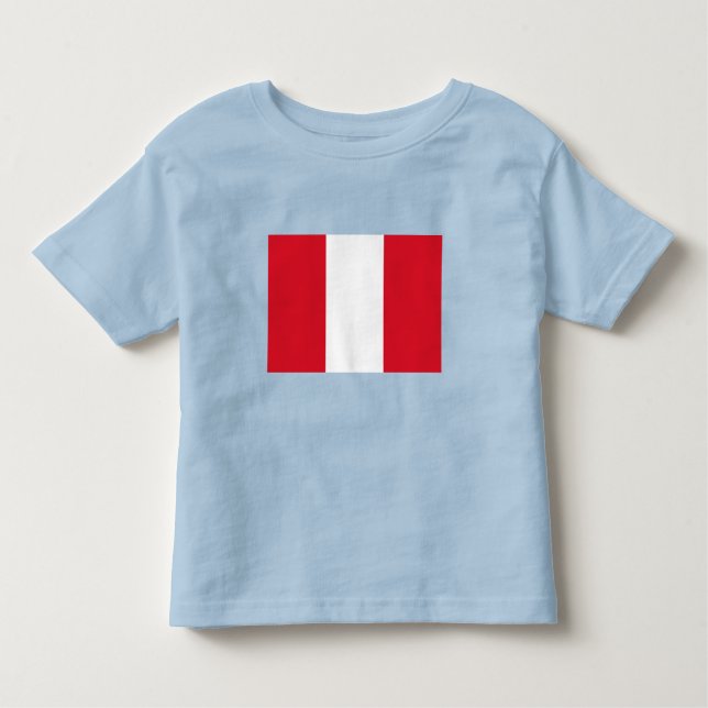Peru Flag Toddler T-shirt (Front)