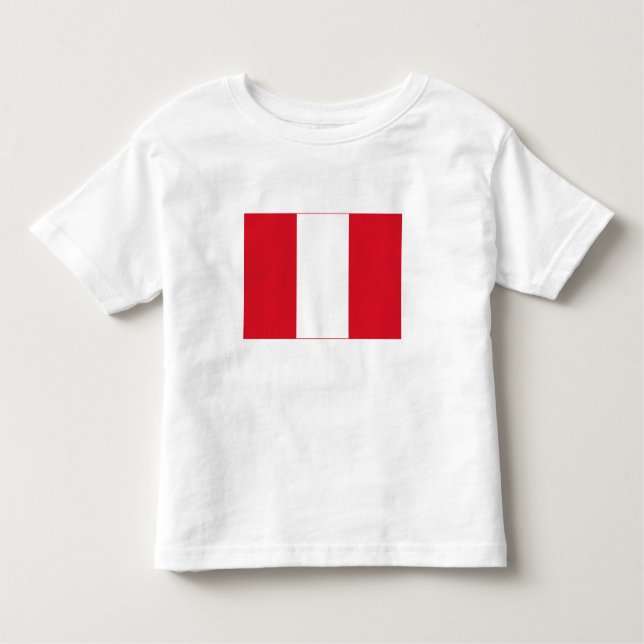 Peru Flag Toddler T-shirt (Front)