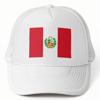 Peru Flag Trucker Hat