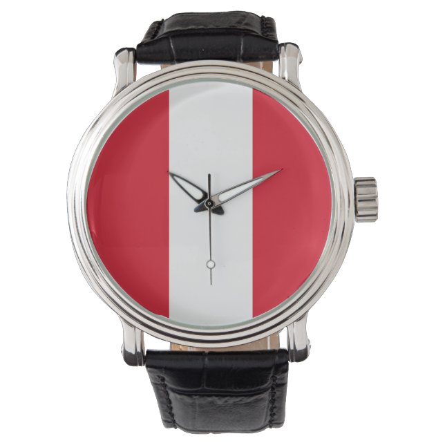 Peru Flag Watch (Front)
