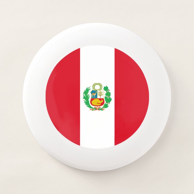 Peru Flag Wham-O Frisbee (Front)