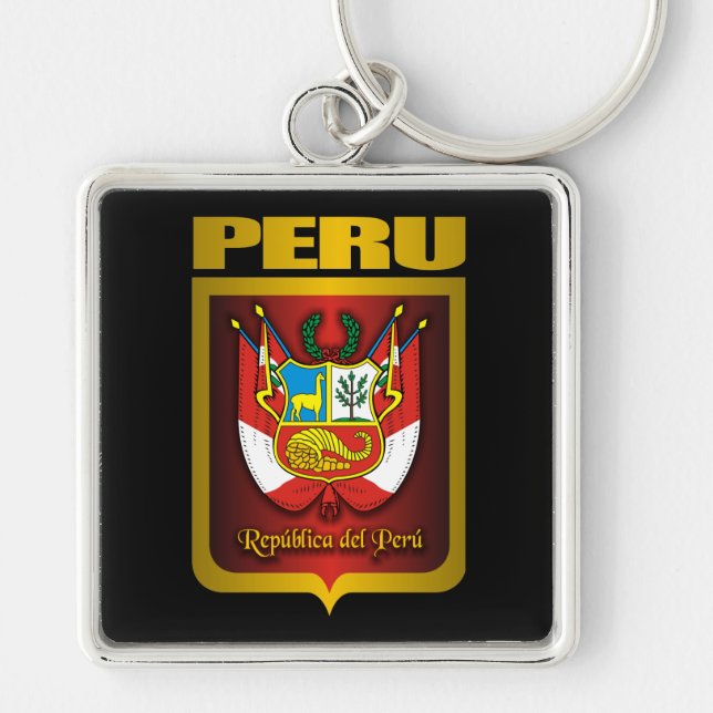 "Peru Gold" Keychain (Front)