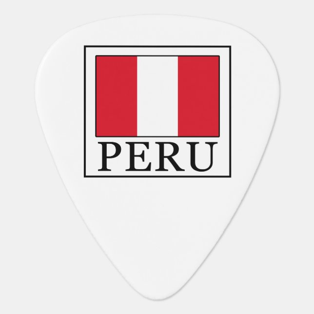Peru Guitar Pick (Front)