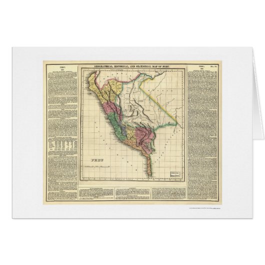 Peru History Map - 1822 Cards (Front Horizontal)