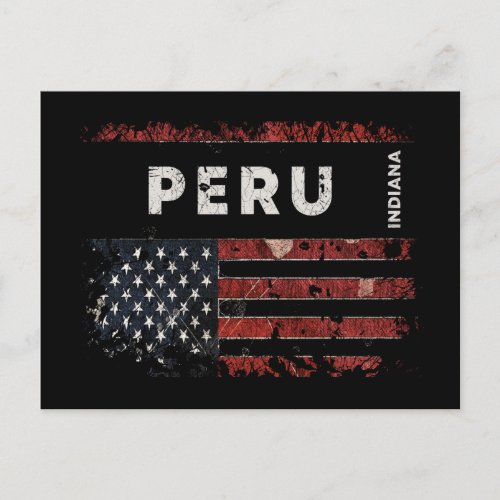 Peru Indiana Postcard