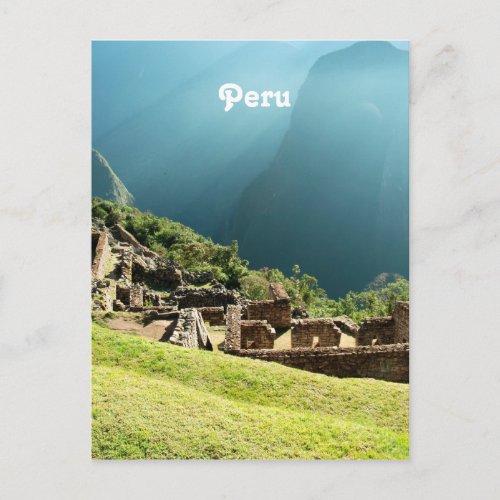 Peru Landscape Postcard