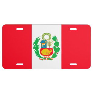 Peru License Plate