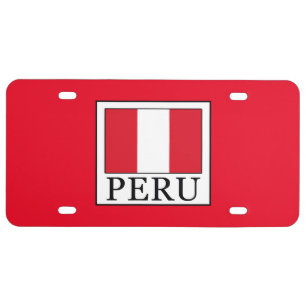 Peru License Plate