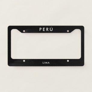 Peru Lima Custom City License Plate Frame