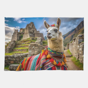 Peru Llama Kitchen Towel