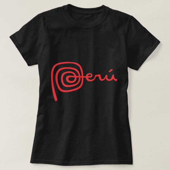 Peru Logo Peru Cusco Nazca Lines Swea T-Shirt (Design Front)