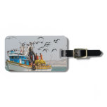 Peru, Los Organos. Fishing Boat In Los Organos Bag Tag Peru, Los Organos. Fishing Boat In Los Organos Bag Tag